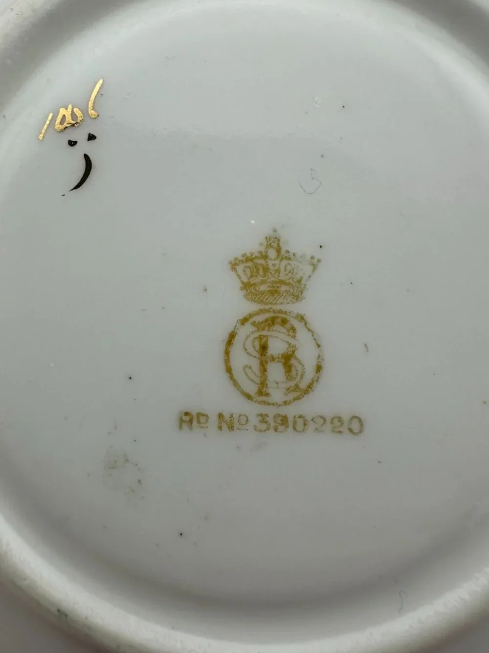 ANTIQUE SAMUEL RADFORD PORCELAIN TEA TRIO FROM FANTON ENGLAND #390220 SET FOR 6